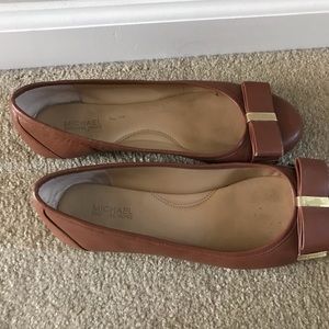 Michael Kors leather flats - size 8